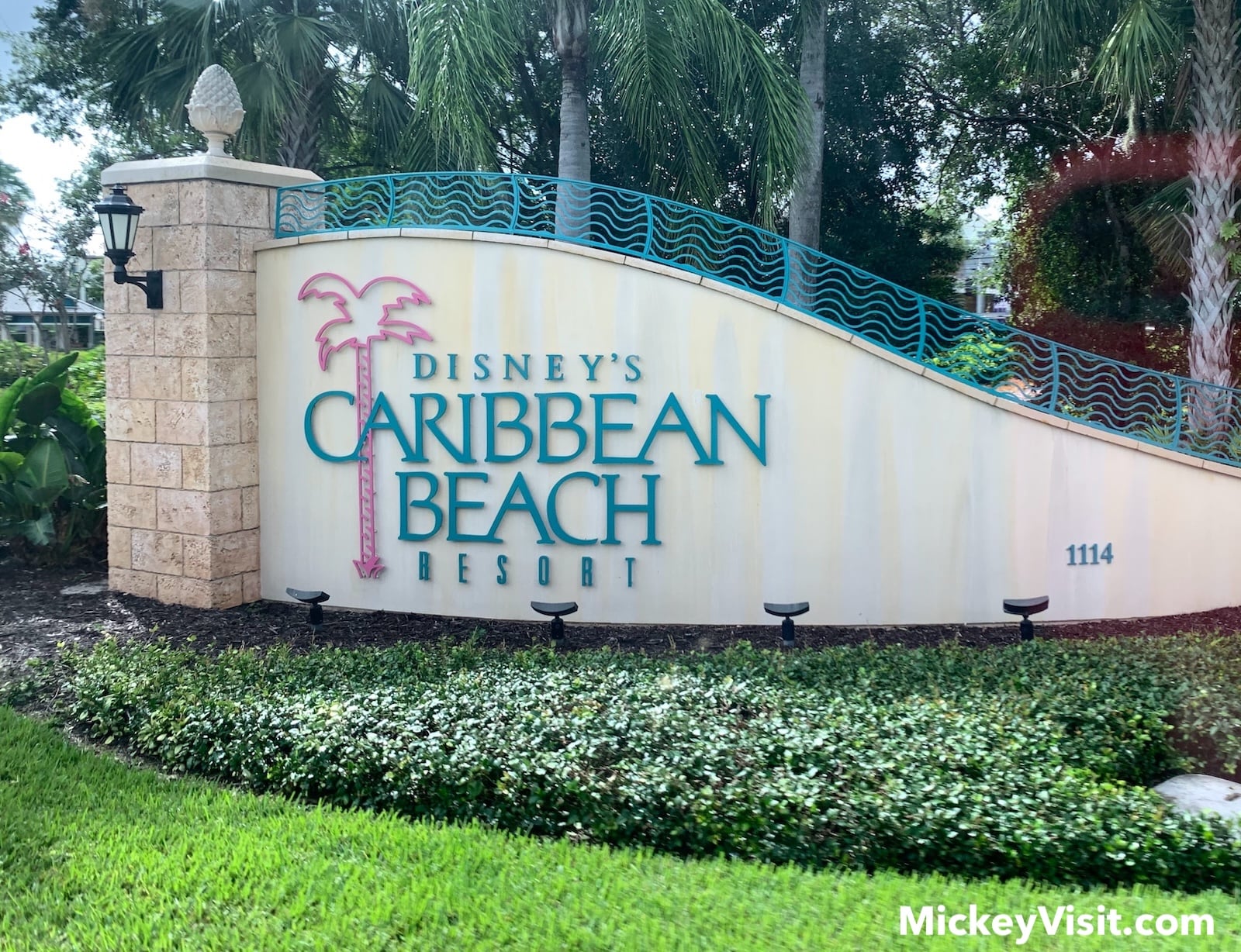 Disney's Caribbean Beach Resort sign
