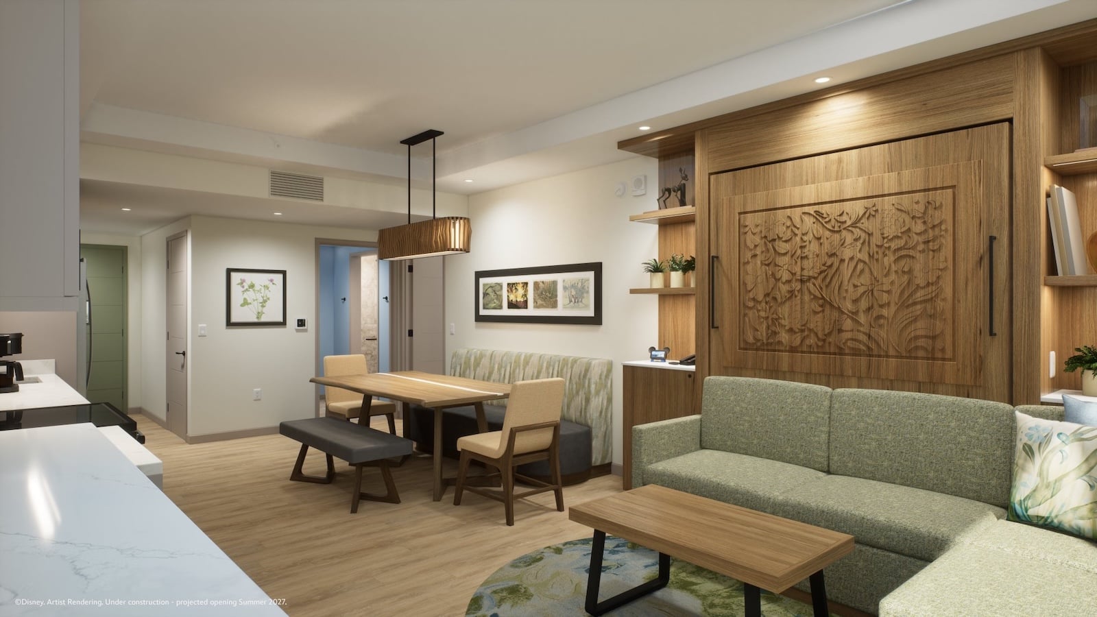 Lakeshore Lodge Bambi villa concept art