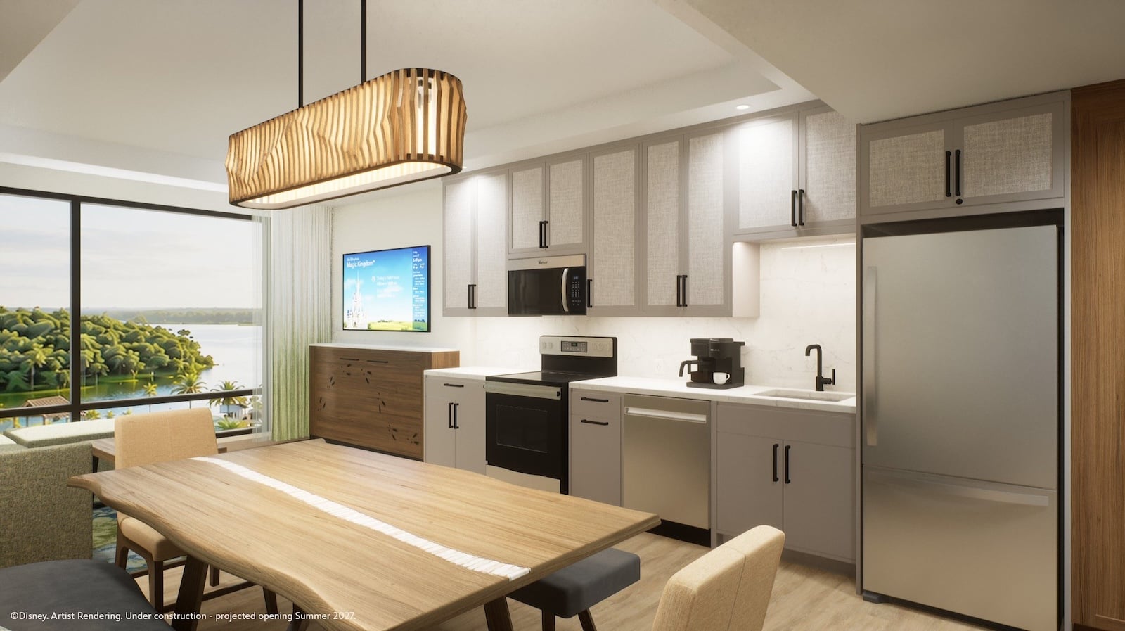 Lakeshore Lodge Bambi villa concept art