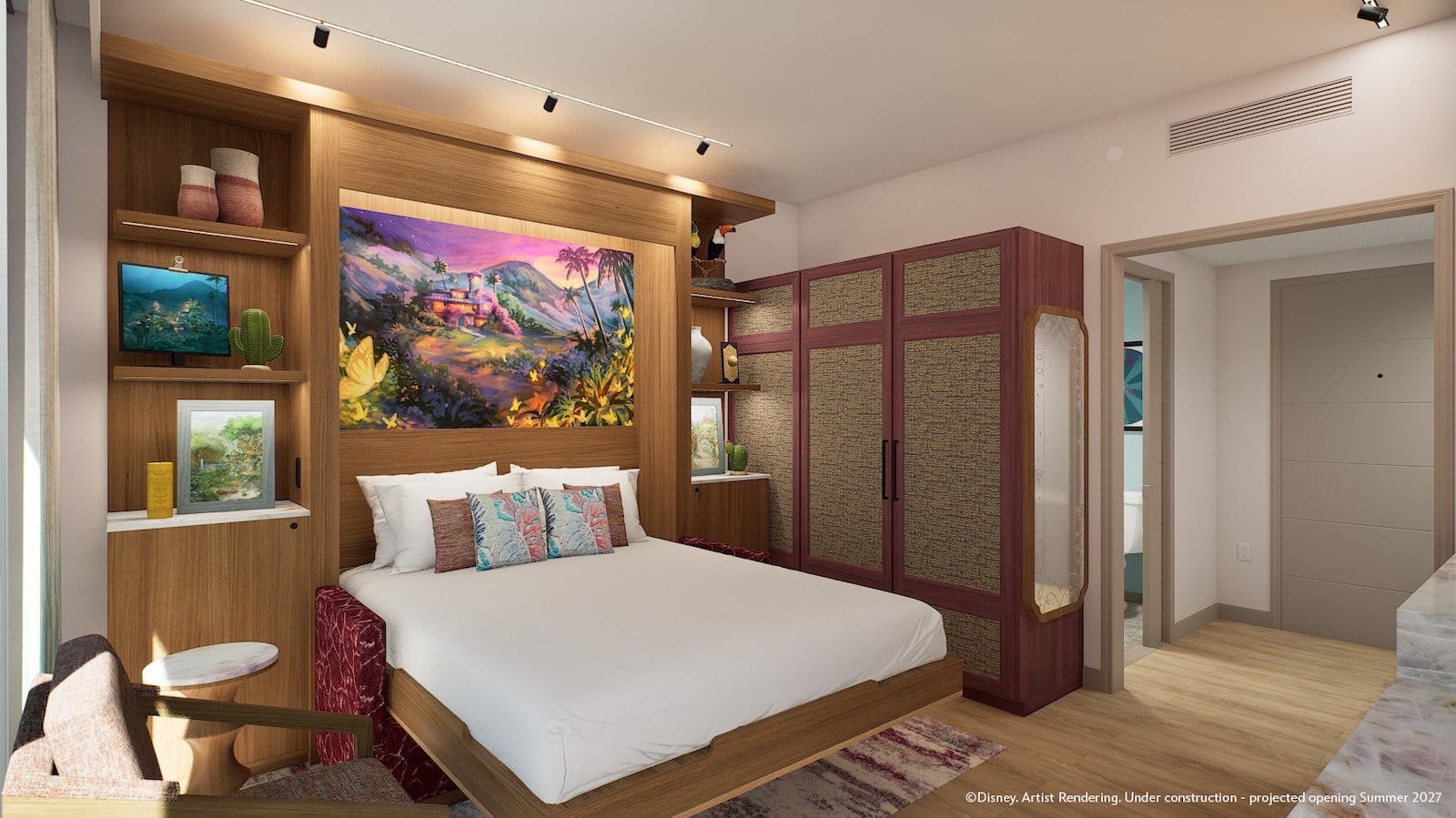 Lakeshore Lodge Encanto room concept art