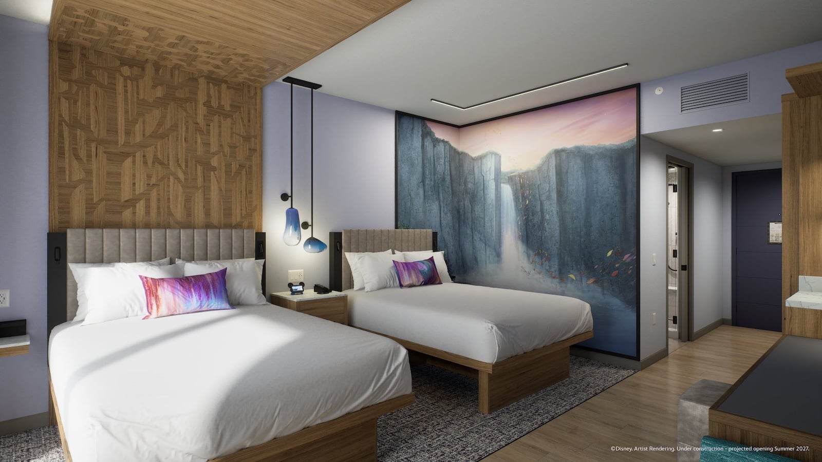 Lakeshore Lodge Pocahontas room concept art