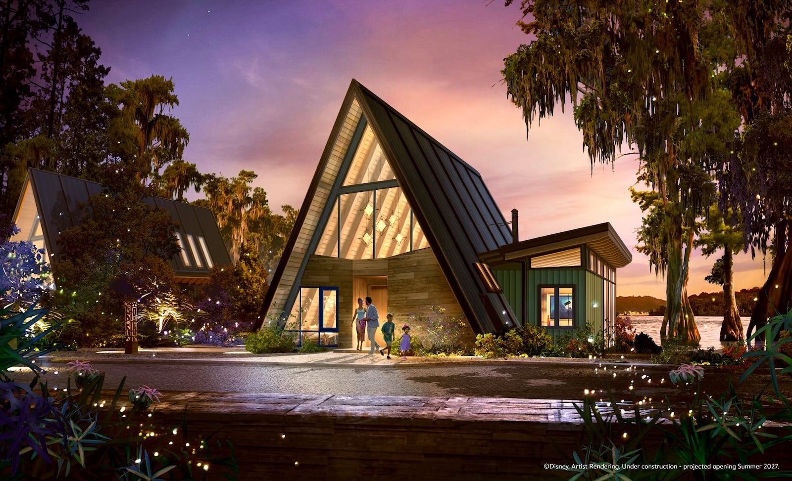 Lakeshore Lodge Lake House concept art