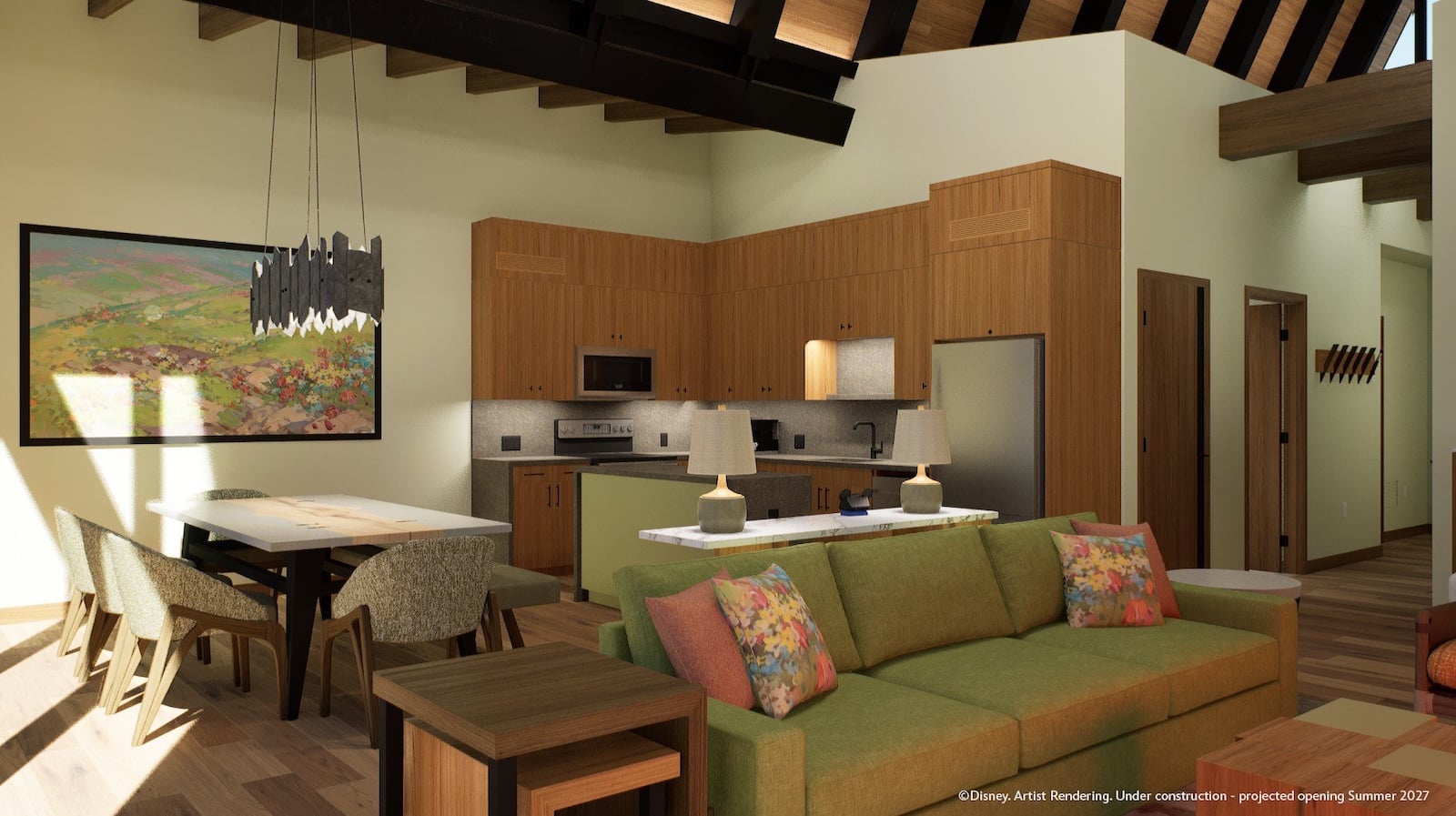 Lakeshore Lodge Lake House concept art