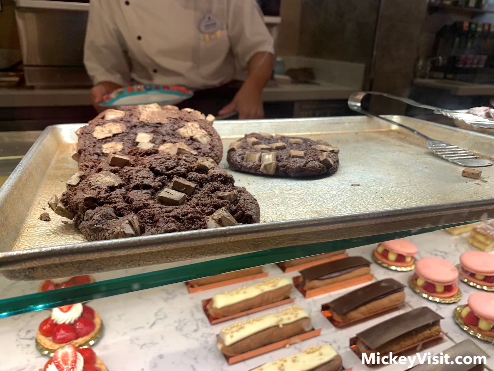Cookies in display case