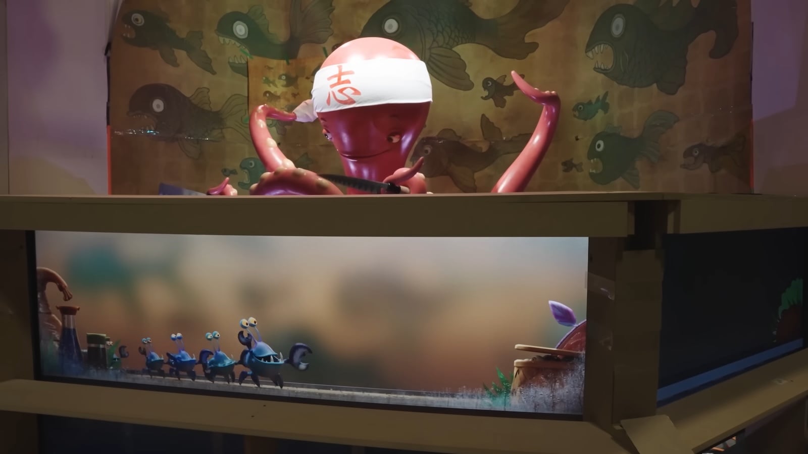 Octopus Audio-Animatronics figure