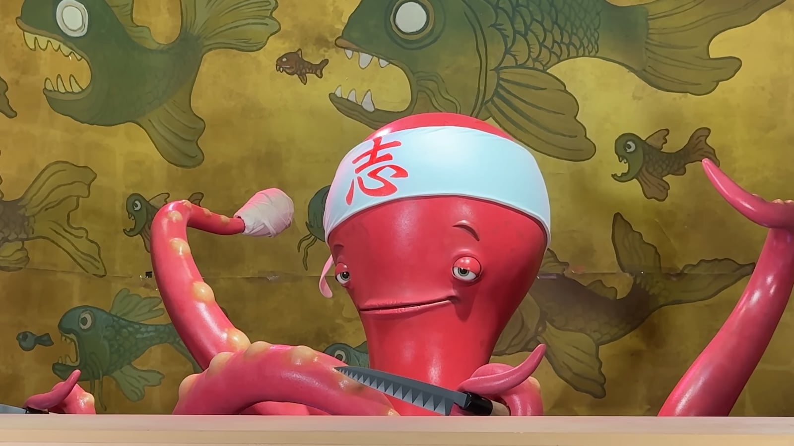 Octopus Audio-Animatronics figure