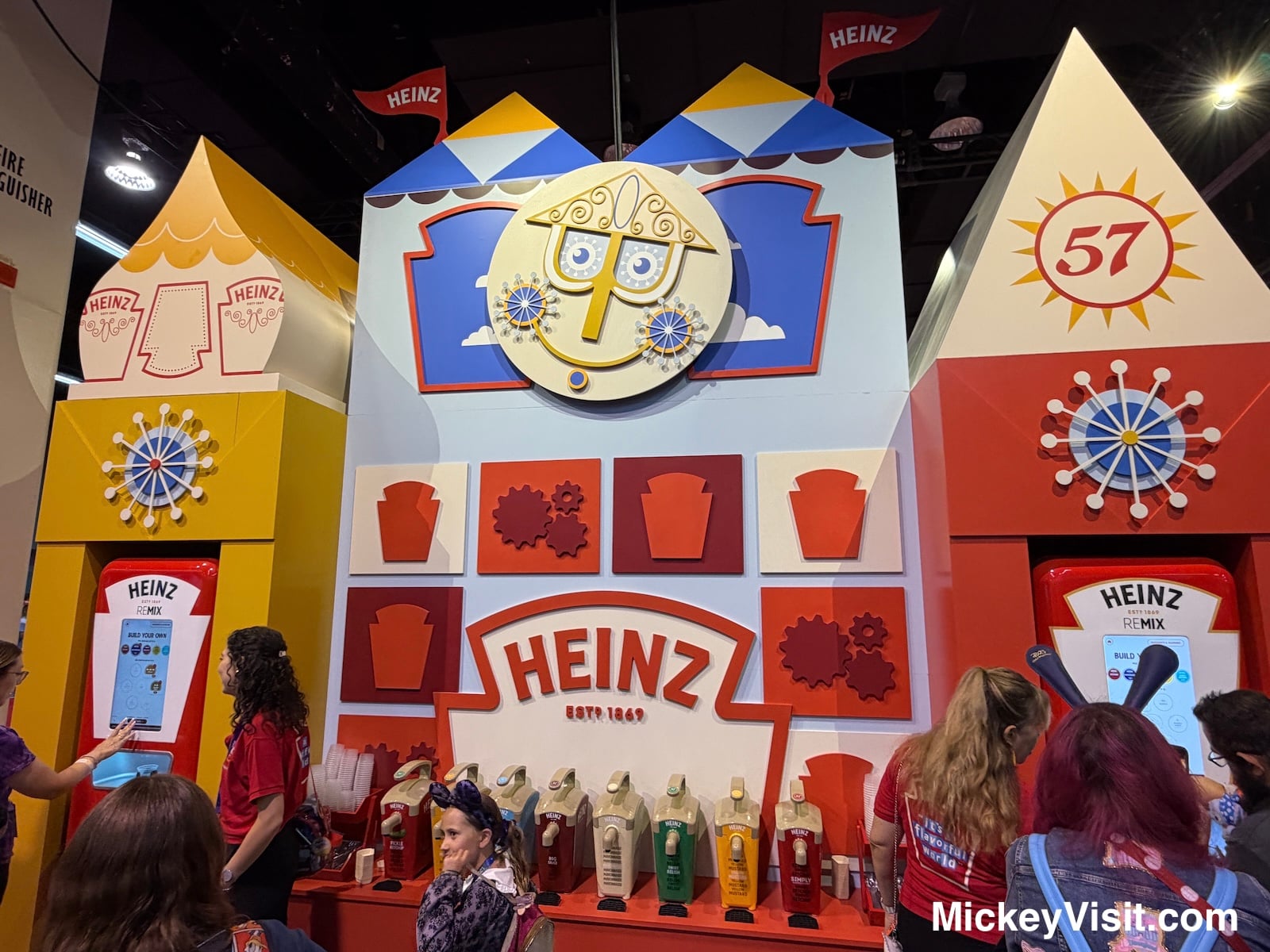 Heinz remix stations at D23