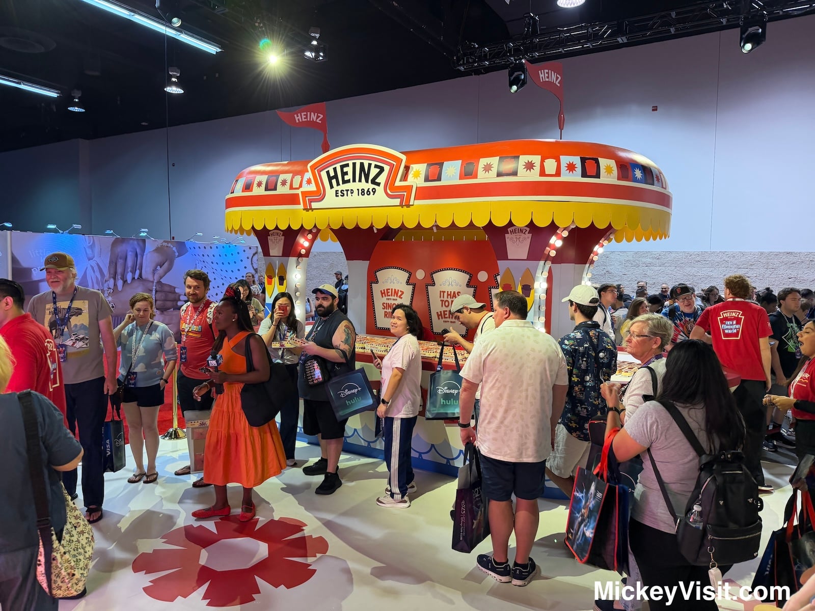 Heinz display on D23 showfloor