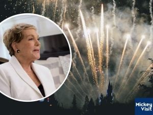 Julie Andrews and Disneyland fireworks
