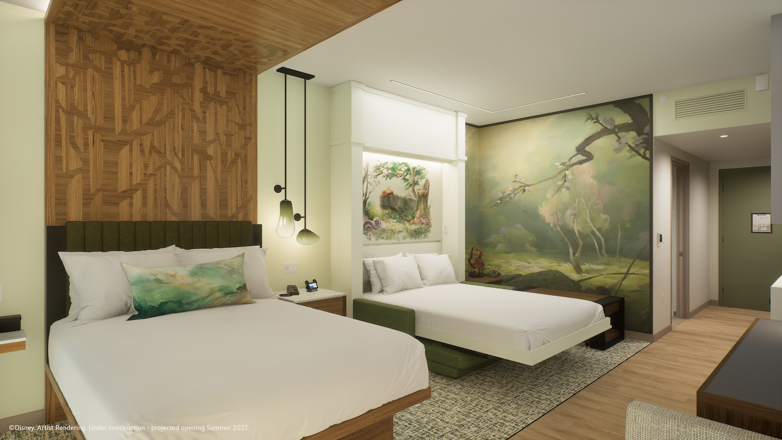 Lakeshore Lodge Bambi room concept art