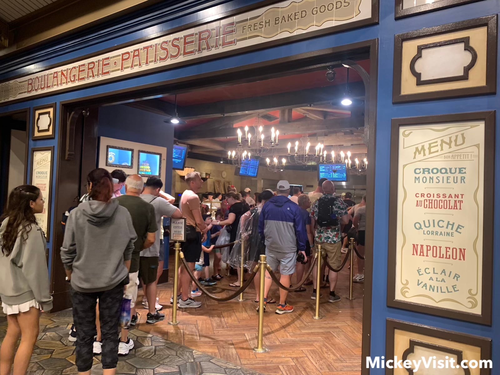 Crowded line