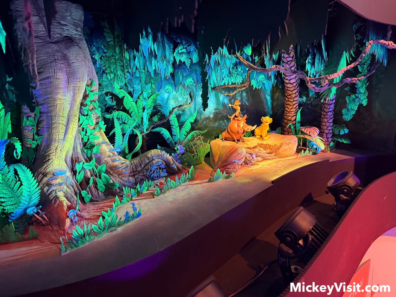 Lion King log ride model