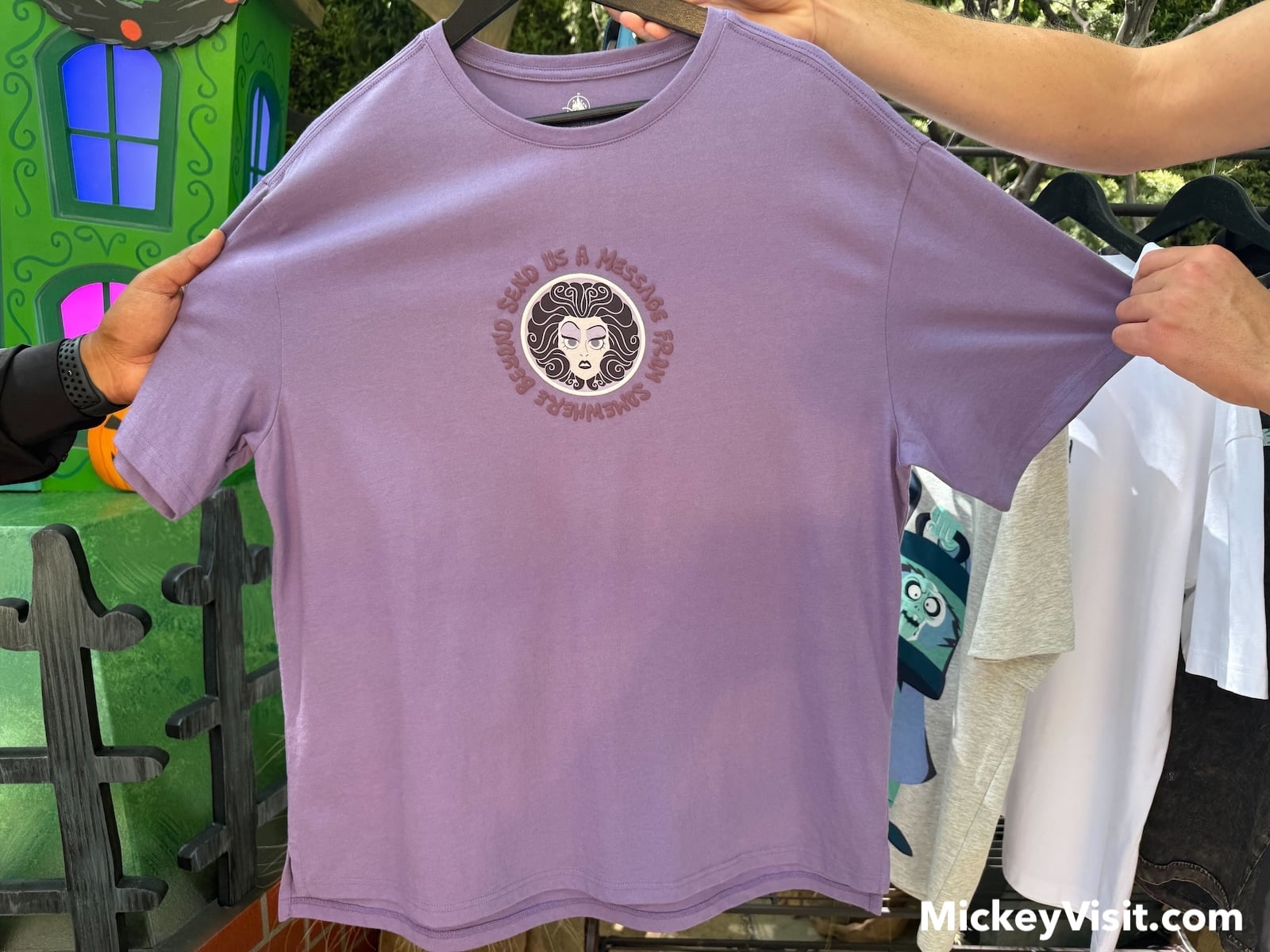 Madame Leota purple t-shirt