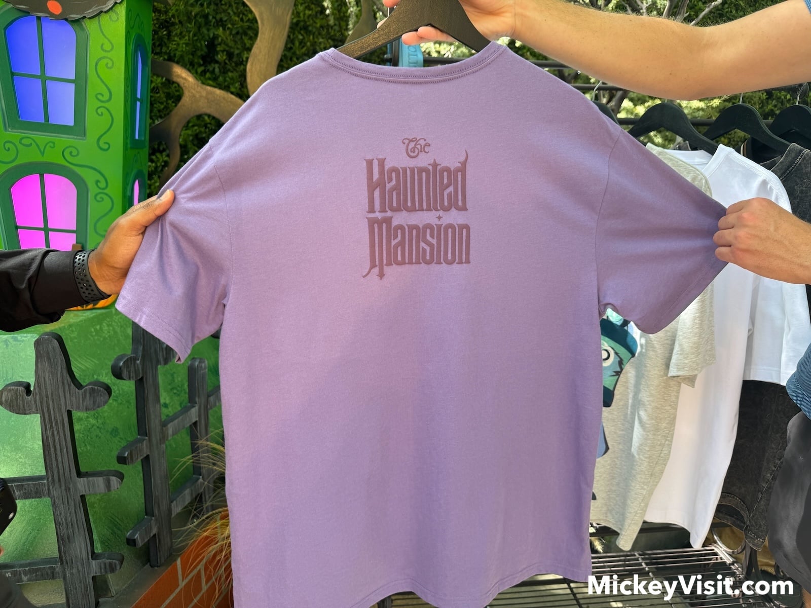 Haunted Mansion purple t-shirt