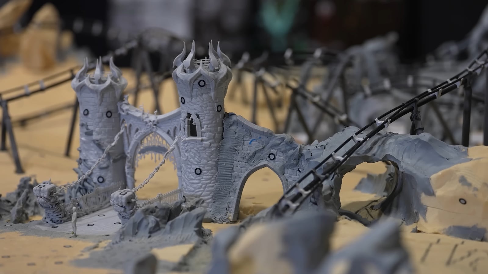 Maleficent roller coaster model