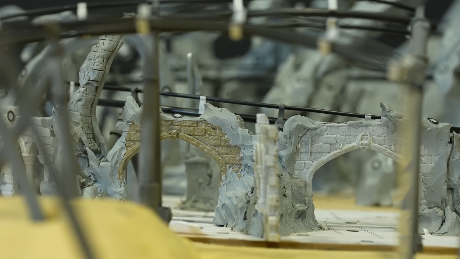 Maleficent roller coaster model