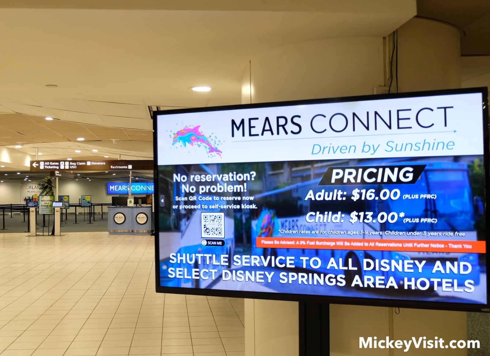 Mears Connect bus pricing