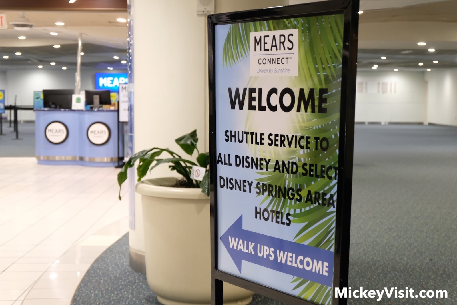 Mears connect welcome sign