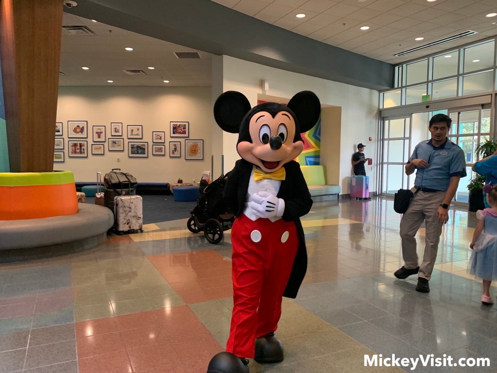 Mickey Mouse character mascot