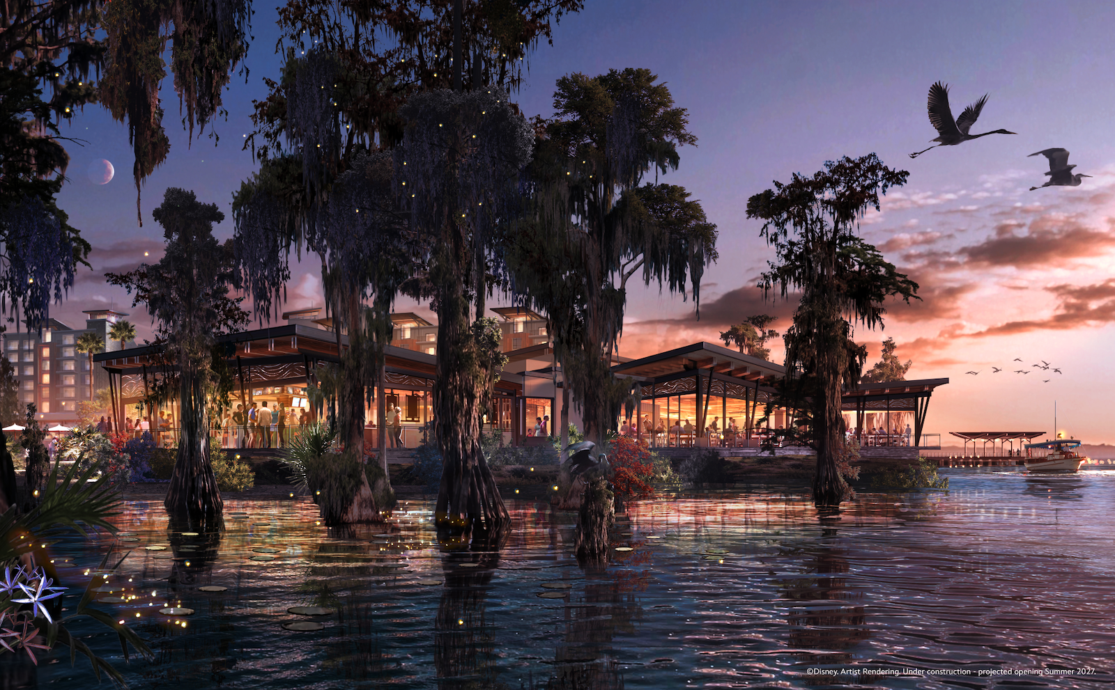 Moonglade lakeside restaurant concept art