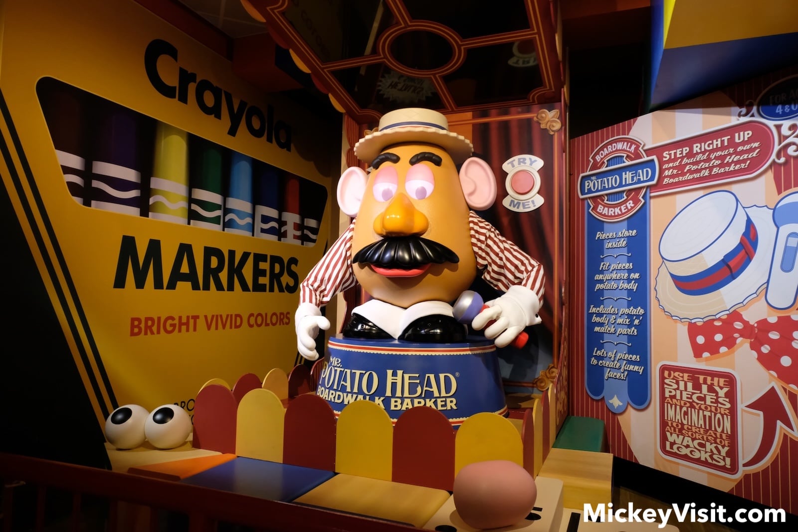 Mr Potato Head Audio-Animatronics figure