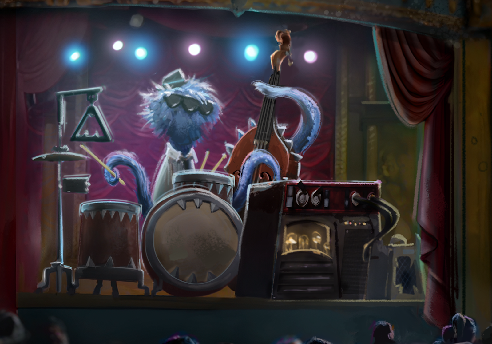 One-monster band concept art