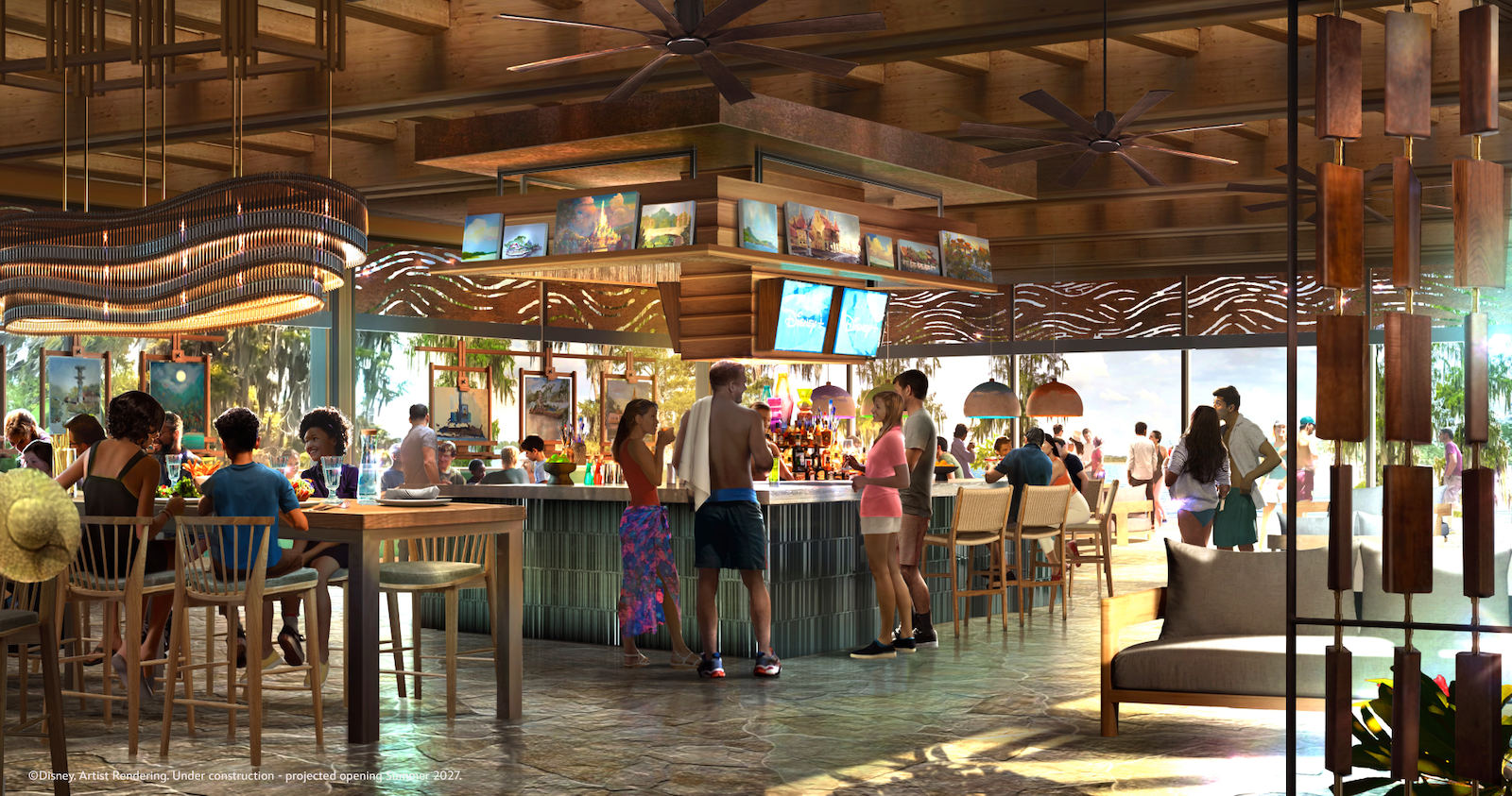 Paint Out Point Bar & Grill concept art
