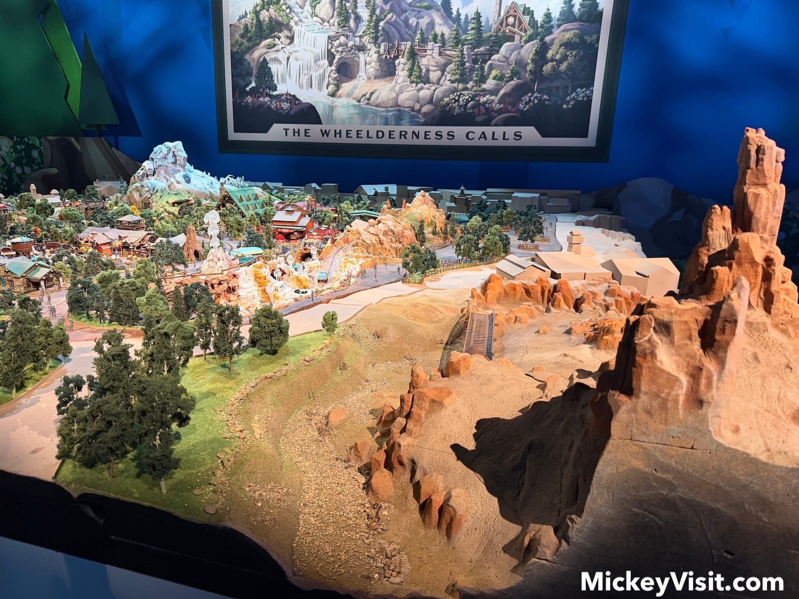 Piston Peak scale model
