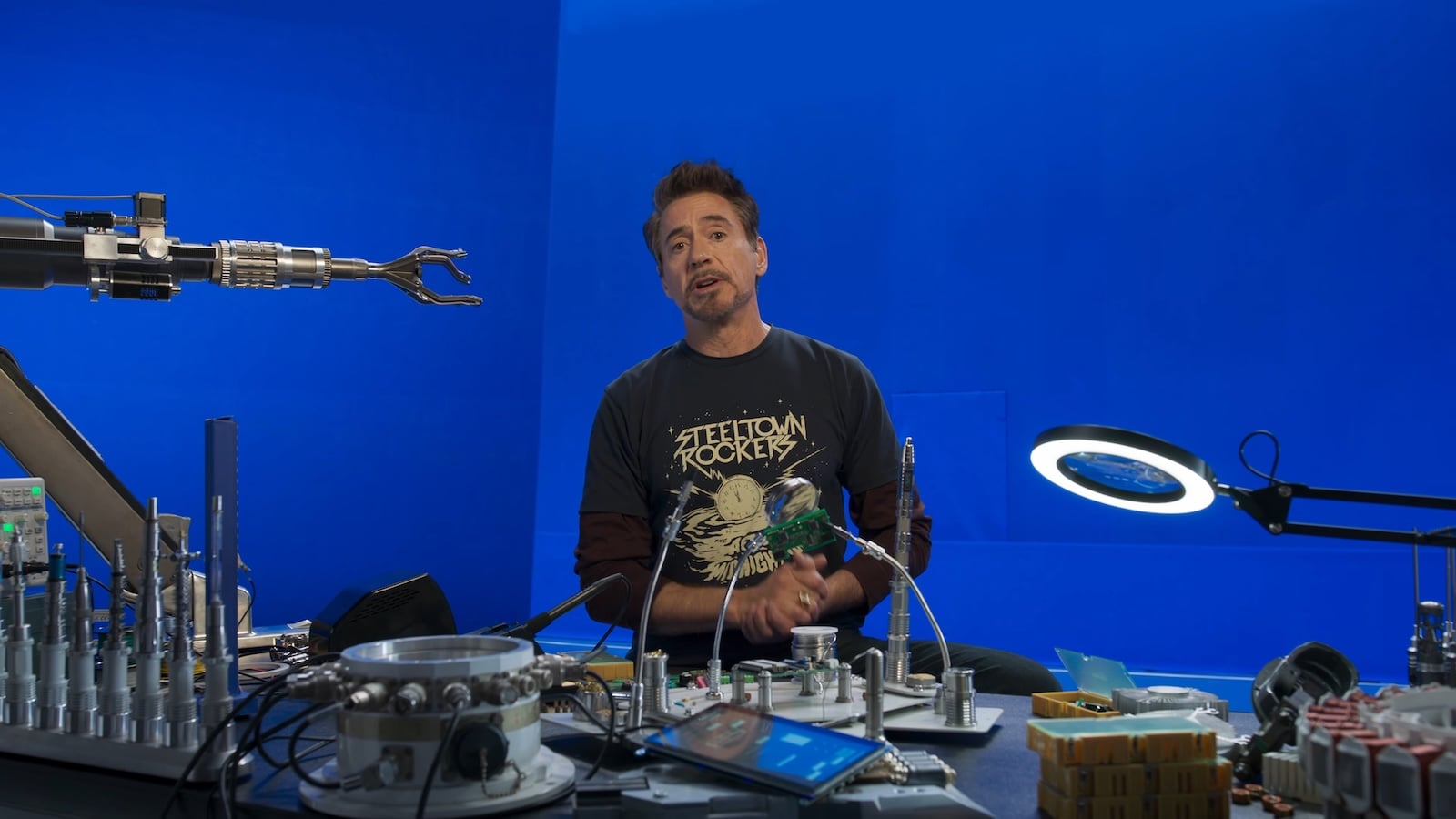 Robert Downey Jr as Iron Man