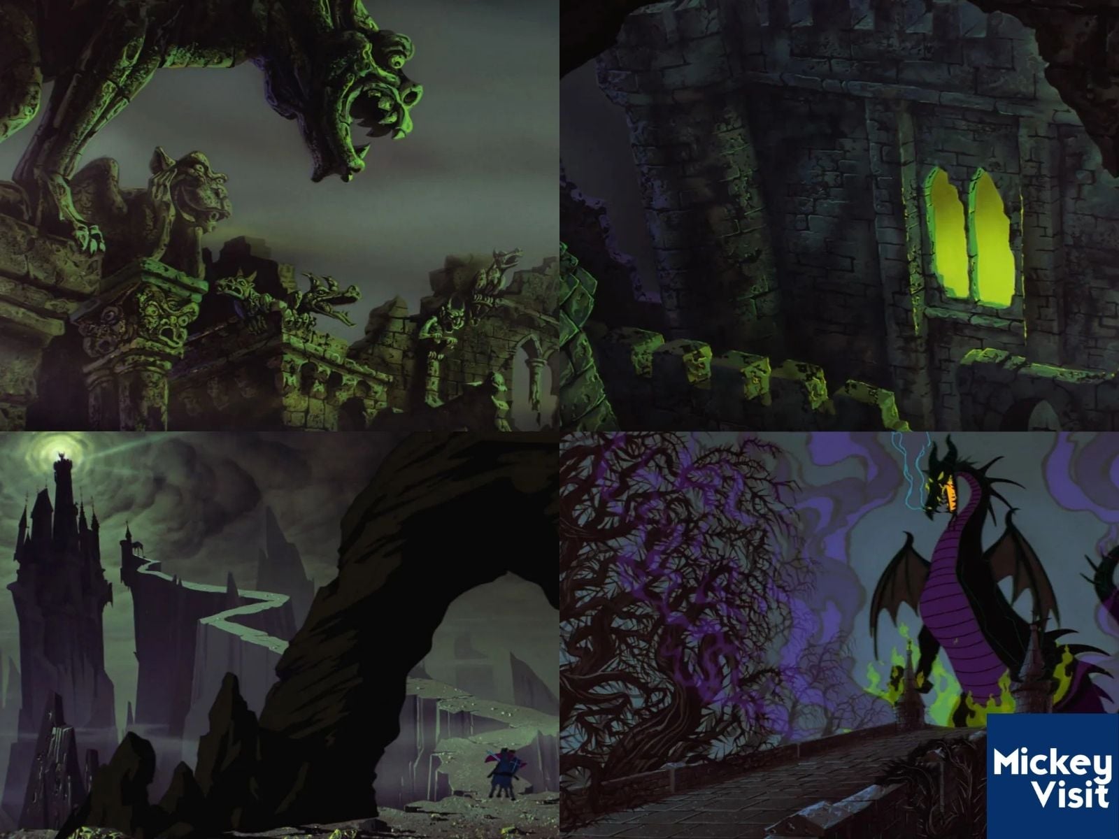 Spooky frames from Sleeping Beauty