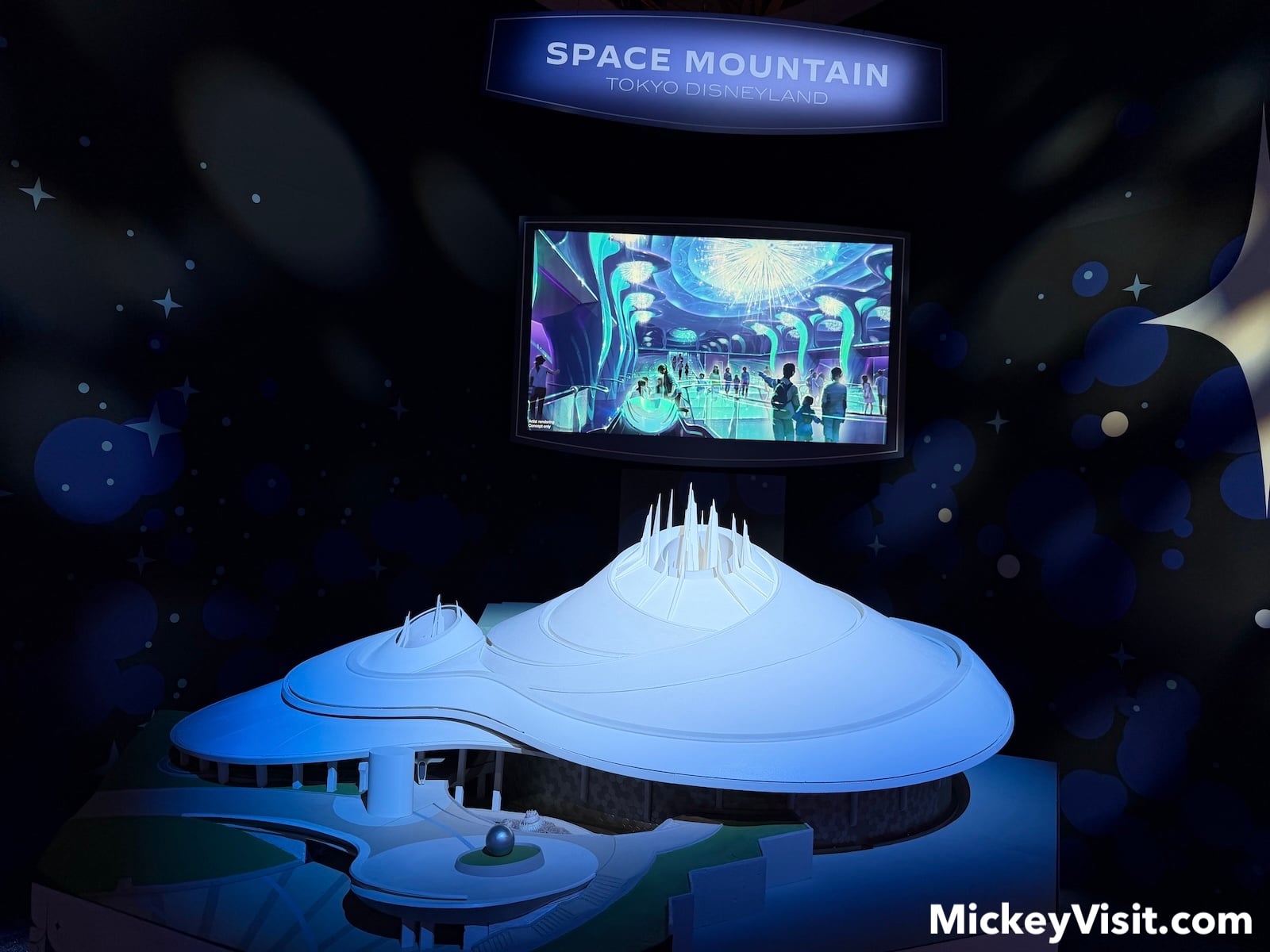 Space Mountain model