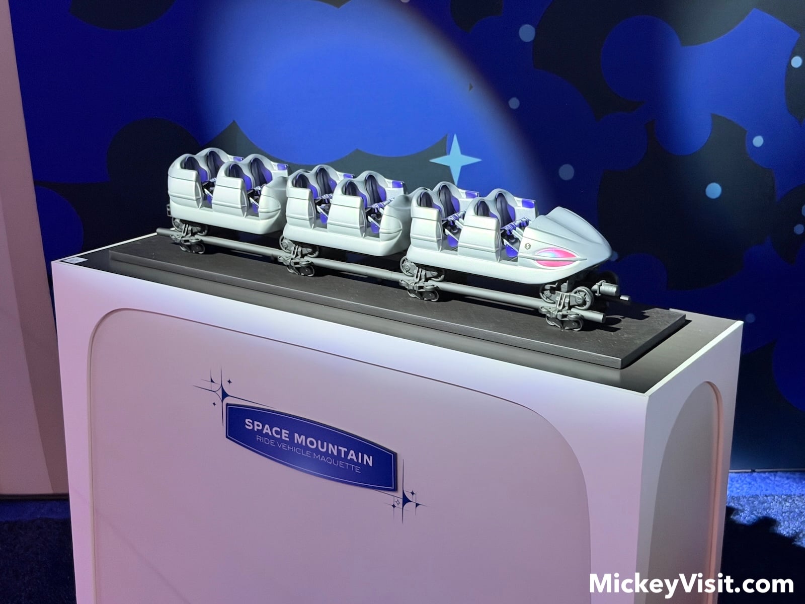 Space Mountain coaster vehicle