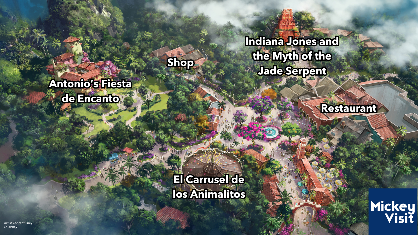 Tropical Americas map