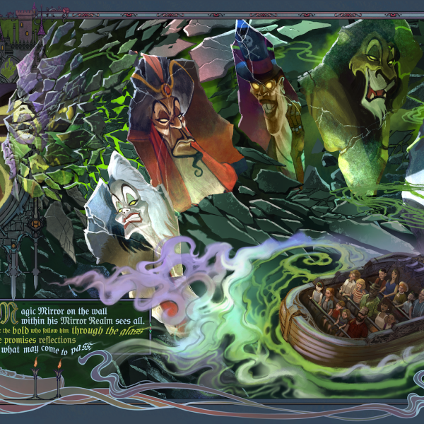 Villains land artowkr