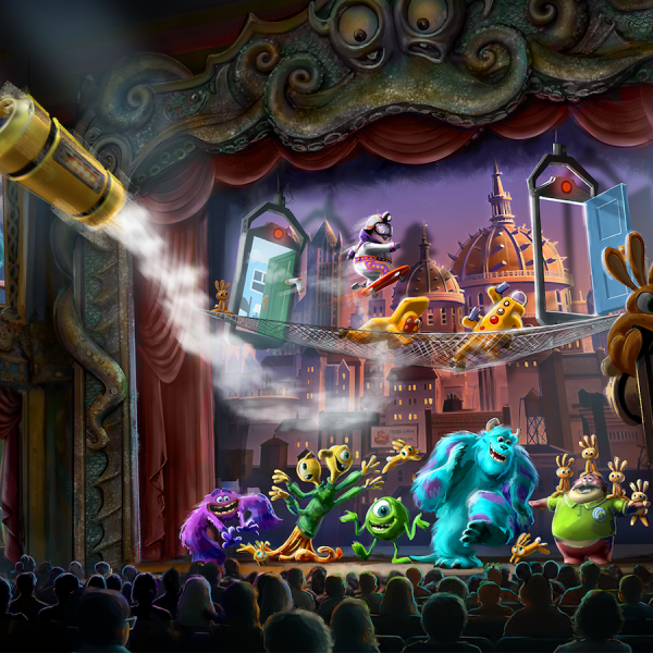 Monsters Inc show concept art
