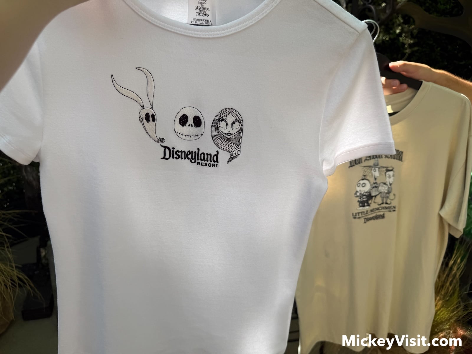 Zero, Jack, Sally white t-shirt