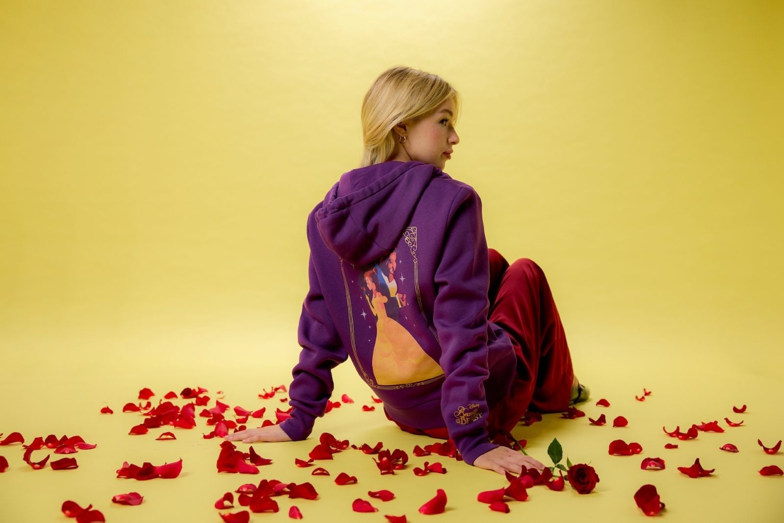 Purple Beauty and the Beast hoodie