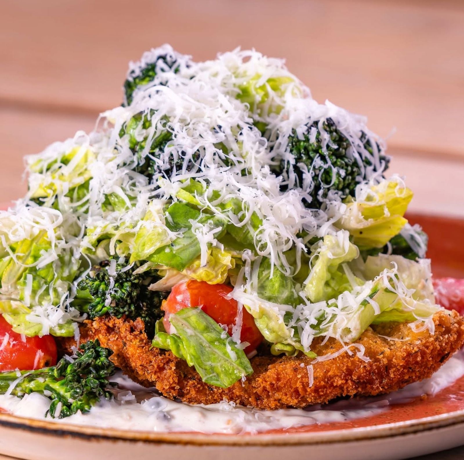Chicken Milanese Caesar Salad at Magic Key Terrace