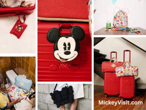 Grid of items from the Disney x Beis collaboration