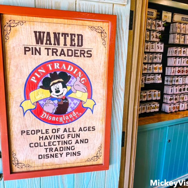 disneyland pin trading board