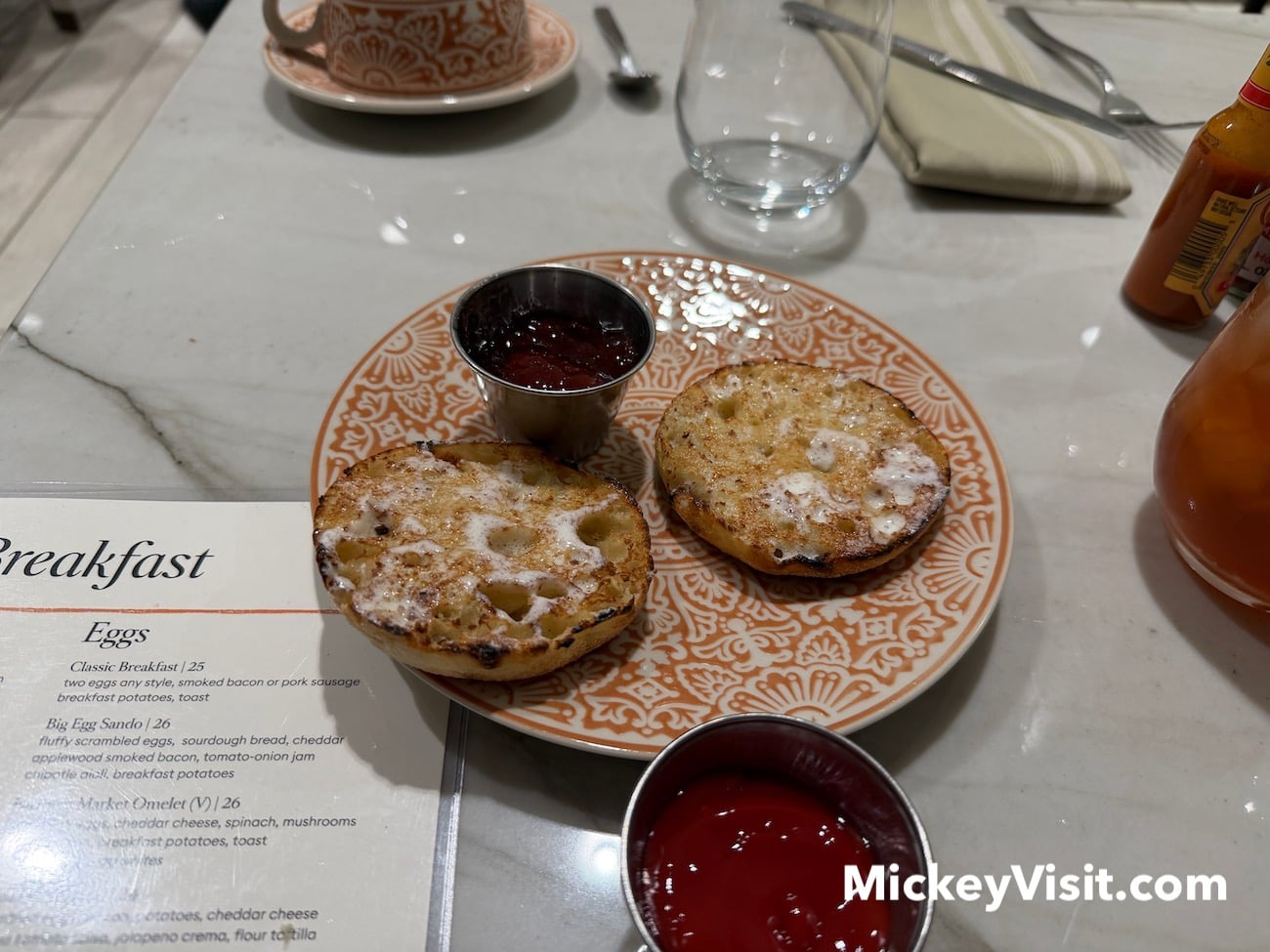 hilton anaheim english muffin