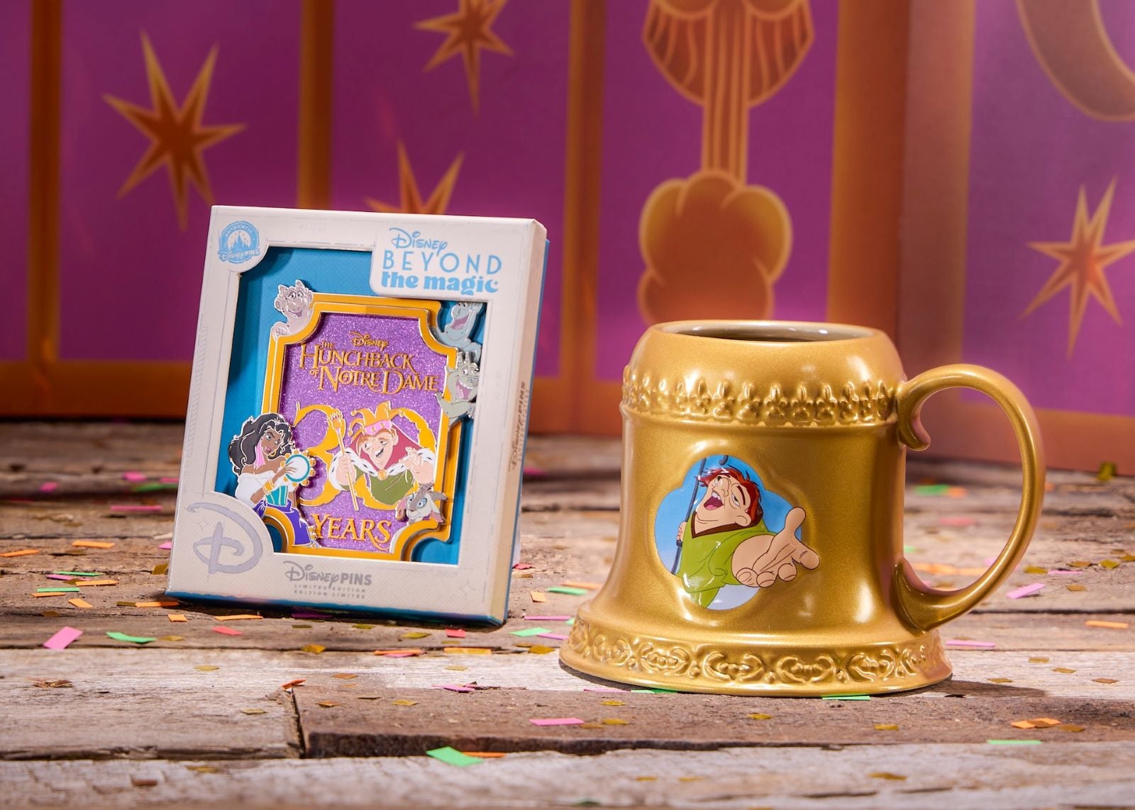 Pin and mug inspired by The Hunchback of Notre Dame