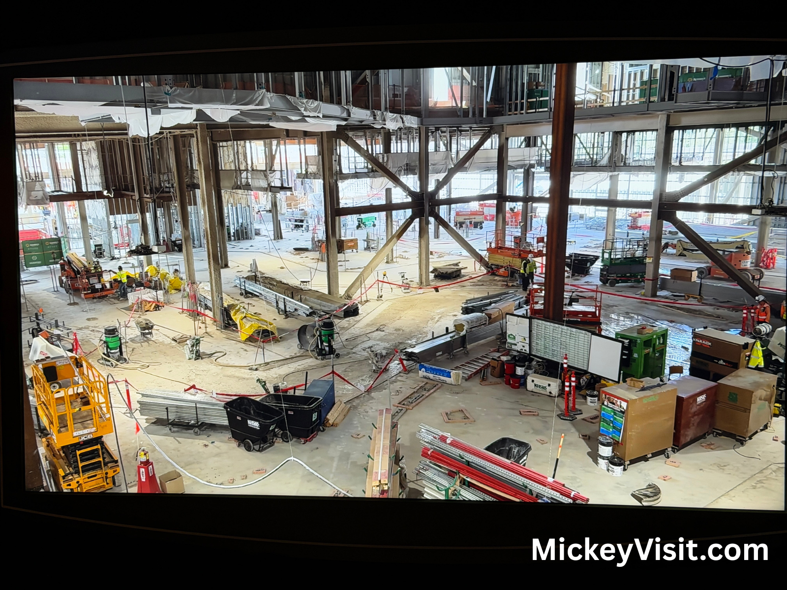 Construction for new Indiana Jones ride