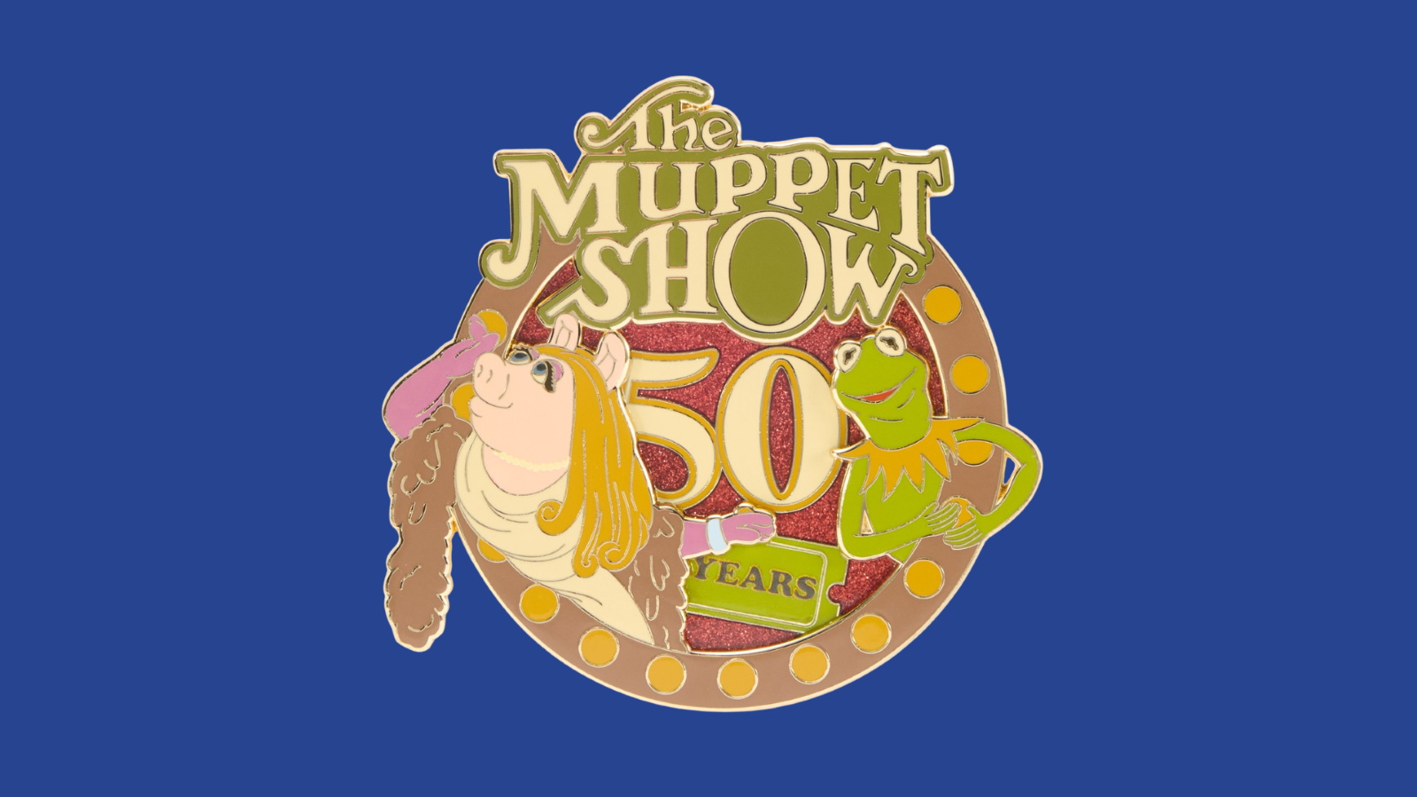 50th anniversary Muppets pin