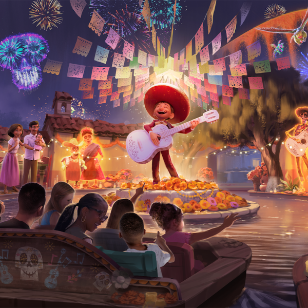new Coco ride Disneyland