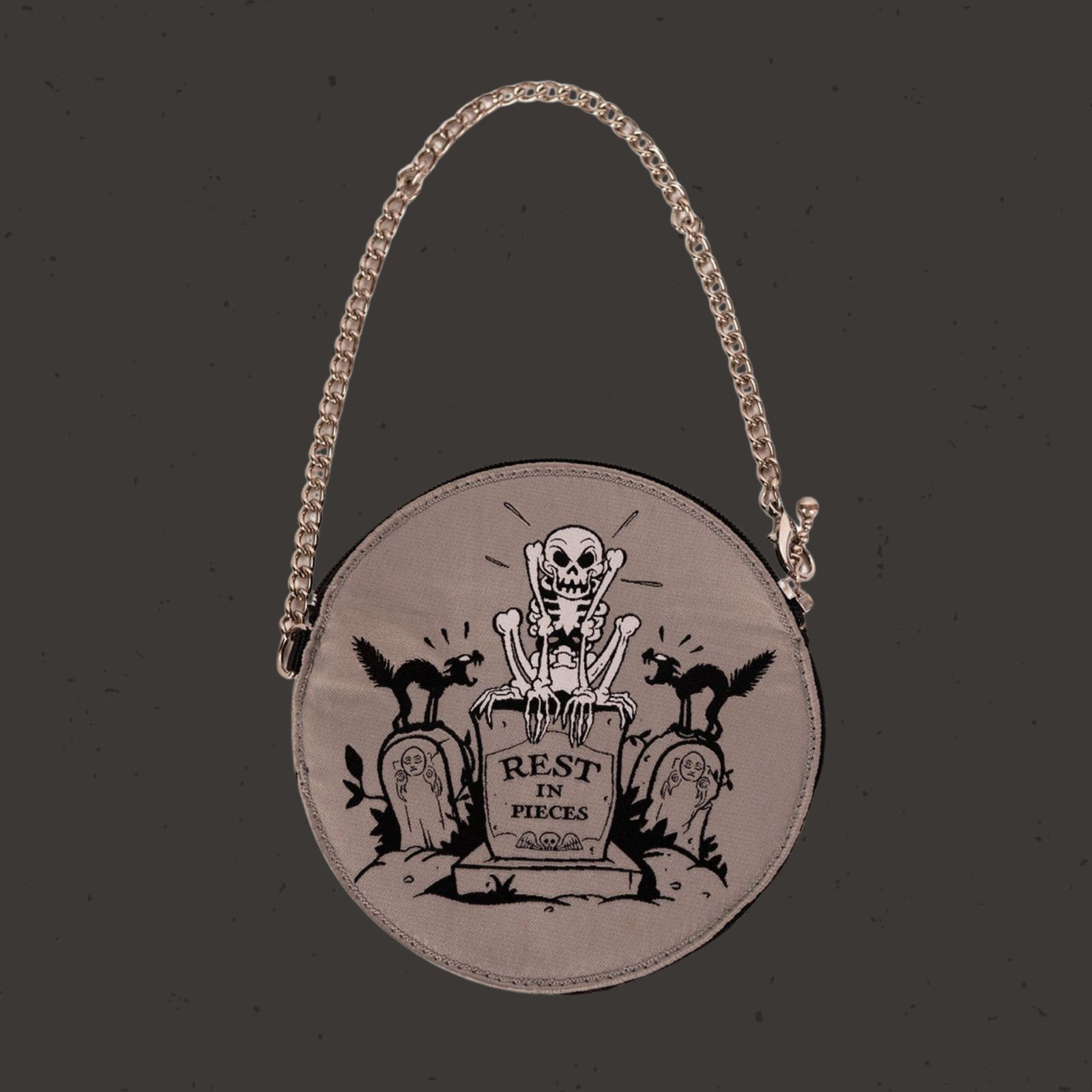 Skeleton Dance inspired coin purse