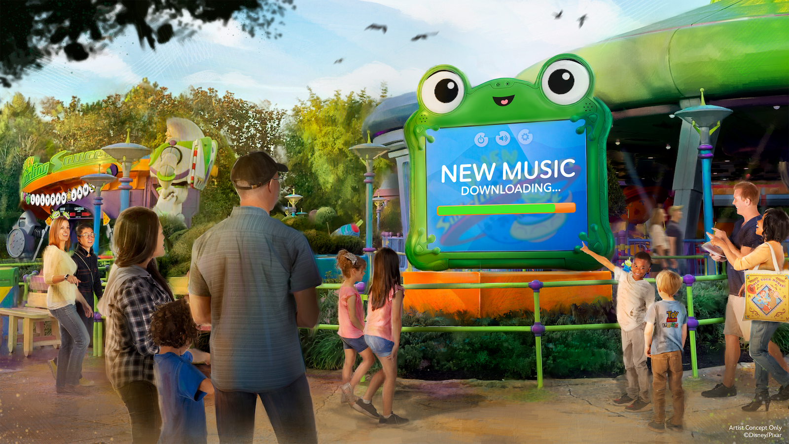 Concept art of giant frog tablet