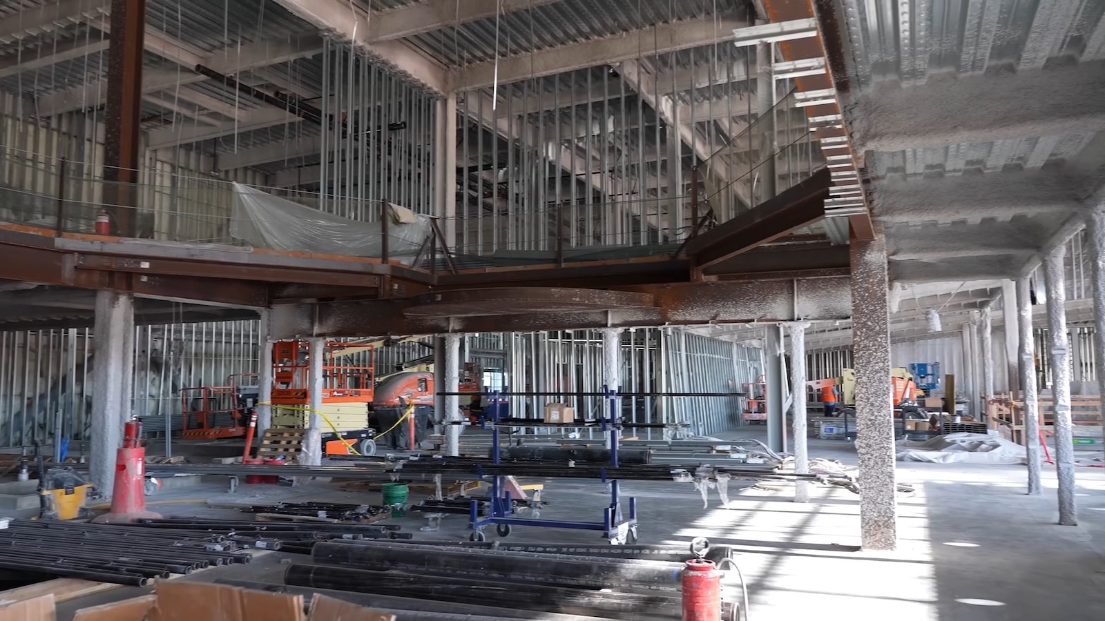 Interior construction site