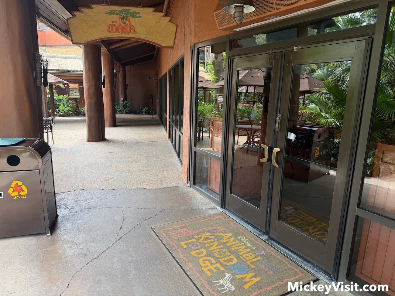 Restaurant entrance