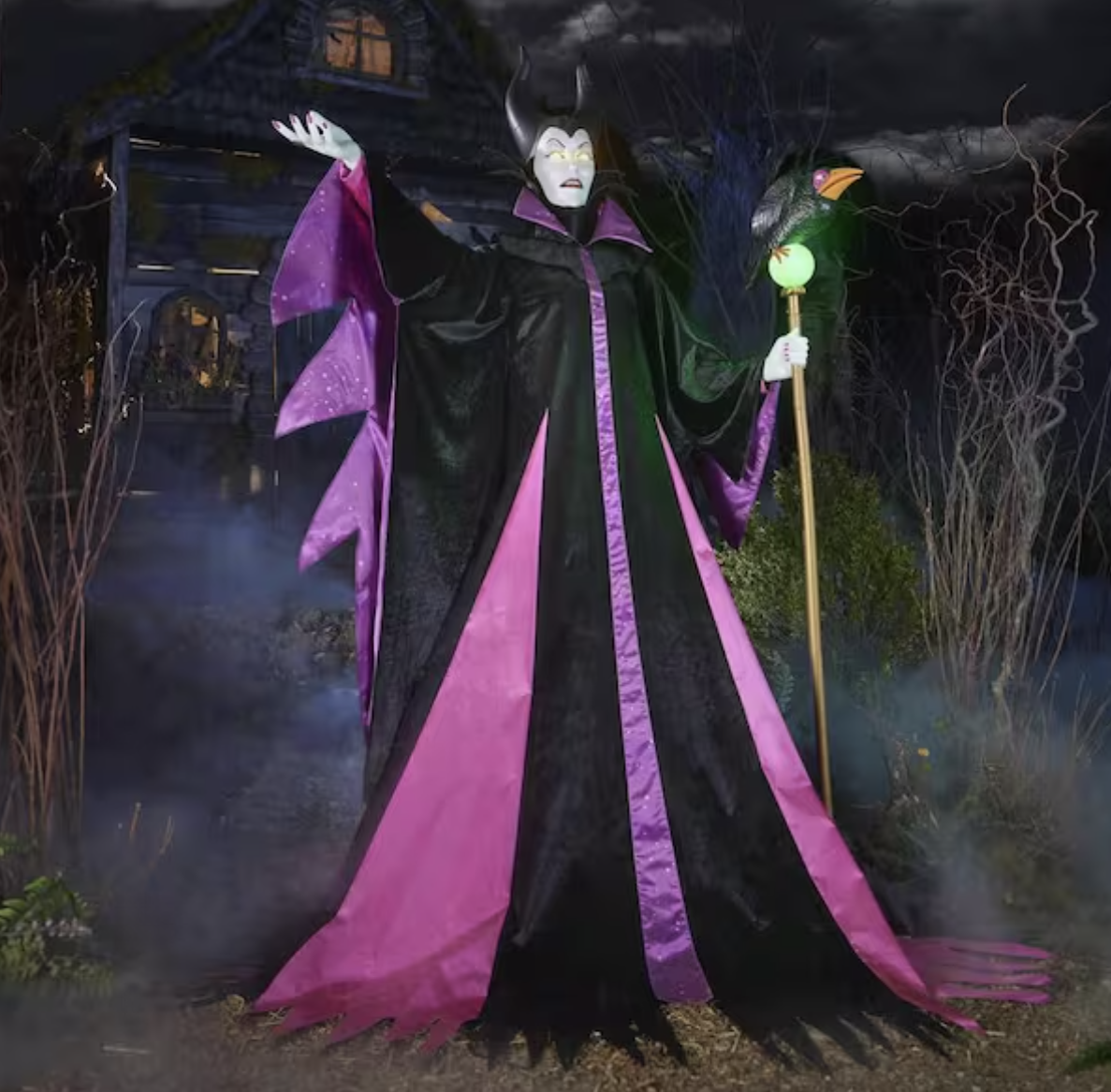 Maleficent yard figure